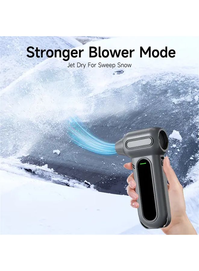 Silvery Mini Turbine Jet Fan Handheld Blower For Cooling Dust Removal Cleaning - Image 5